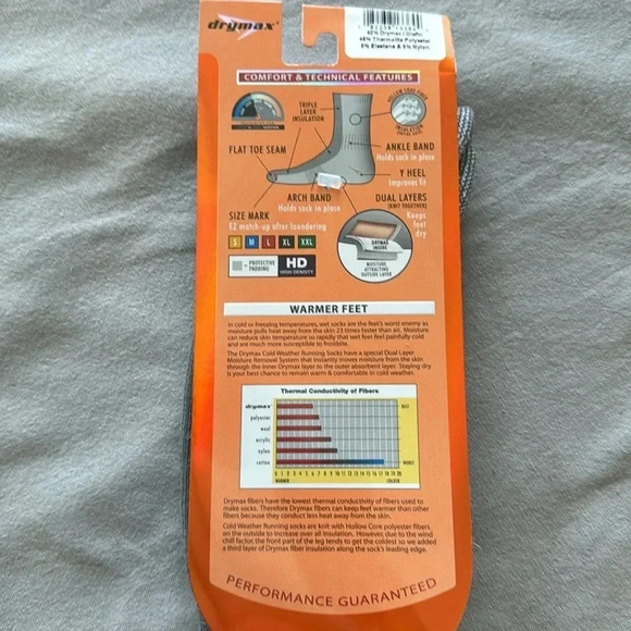 Drymax men’s cold weather crew socks - Picture 7 of 7